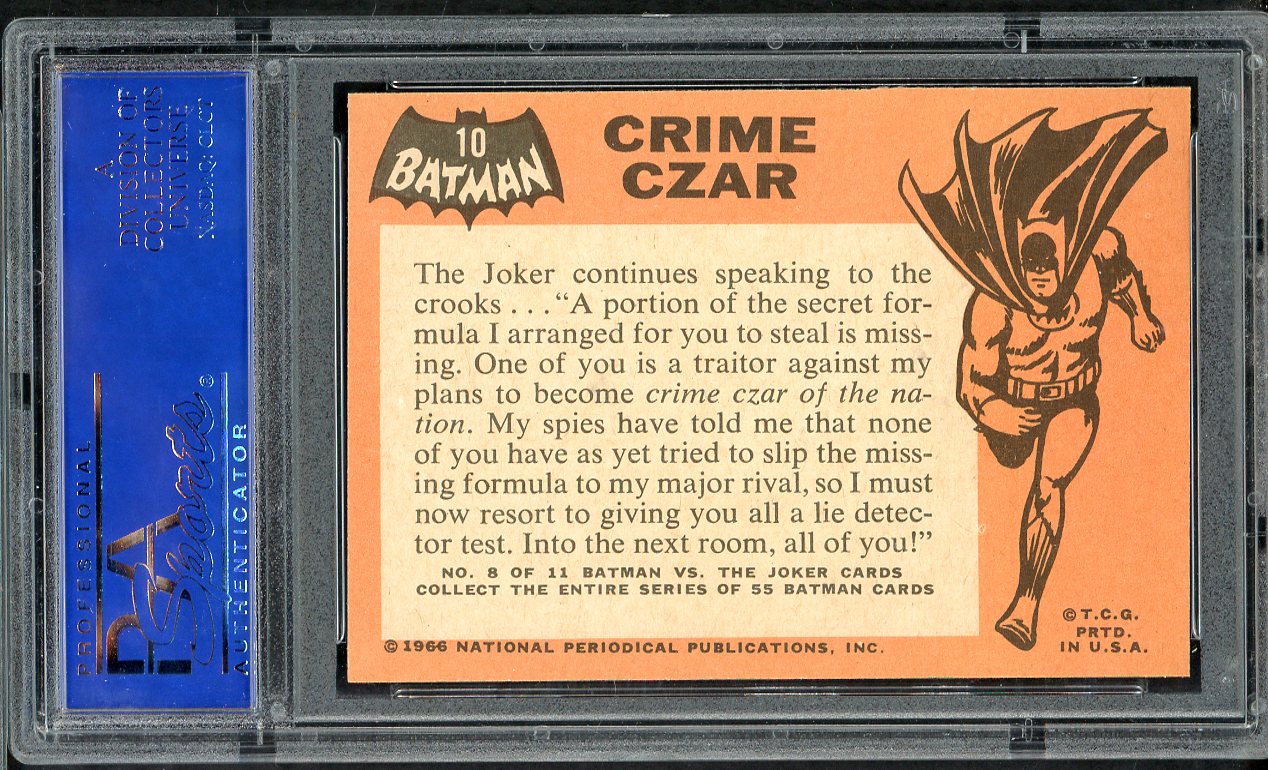 1966 Batman #010 Crime Czar PSA 9 MINT oc 565148