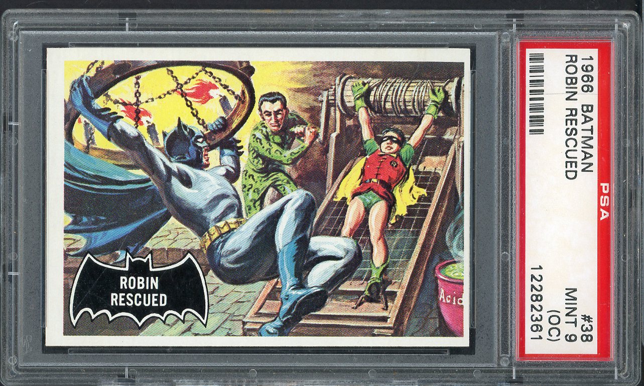 1966 Batman #038 Robin Rescued PSA 9 MINT oc 565149