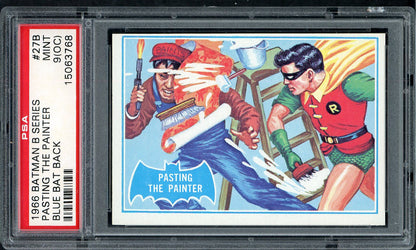 1966 Batman B Series #27B Pasting The Painter PSA 9 MINT oc 565150