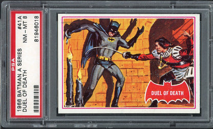 1966 Batman A Series #41A Duel Of Death PSA 8 NM/MT 565151
