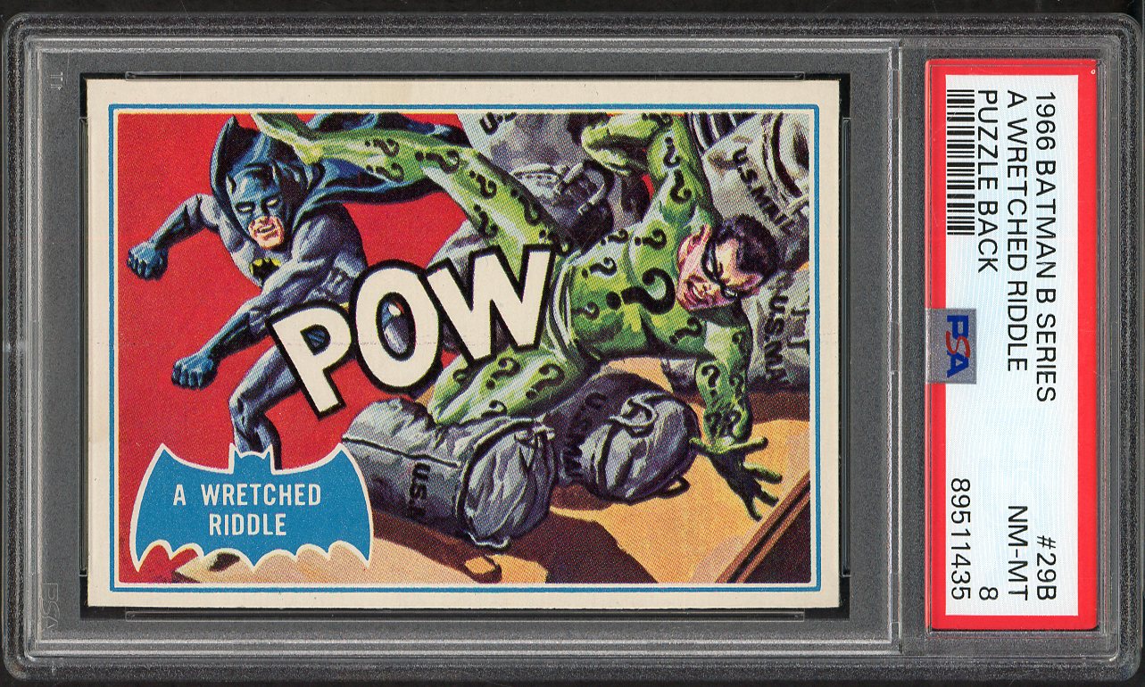 1966 Batman B Series #29B Wretched Riddle PSA 8 NM/MT 565158
