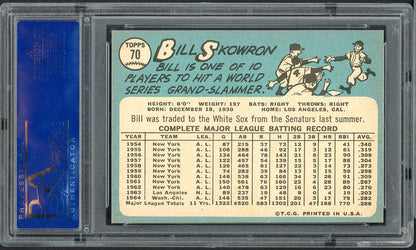 1965 Topps Baseball # 70 Bill Skowron White Sox PSA 8 NM/MT 565169