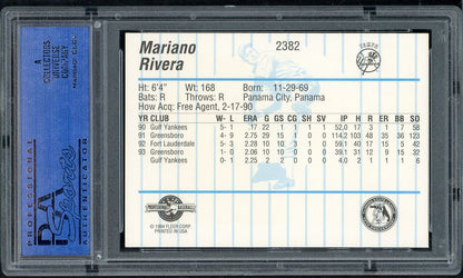1994 Pro Cards #2382 Mariano Rivera Yankees PSA 10 GEM MINT 565178