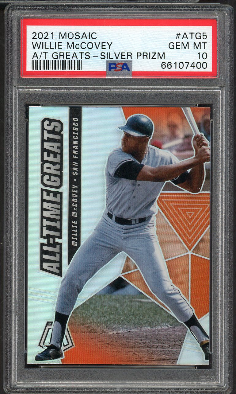 2021 Mosaic #ATG5 Willie McCovey Giants PSA 10 GEM MINT 565210