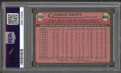 1989 Topps #200 George Brett Royals PSA 9 MINT 565227