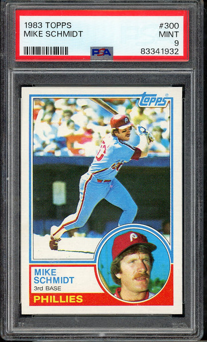 1983 Topps #300 Mike Schmidt Phillies PSA 9 MINT 565335