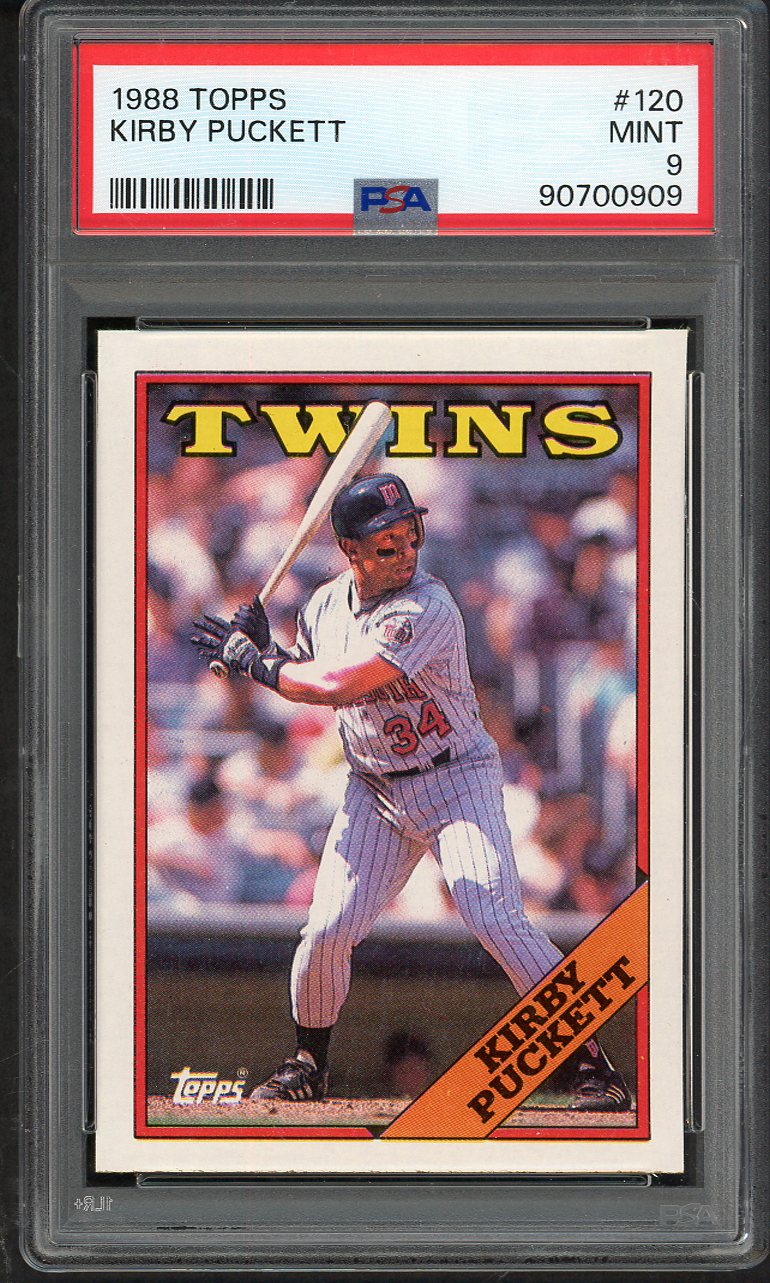 1988 Topps #120 Kirby Puckett Twins PSA 9 MINT 565338
