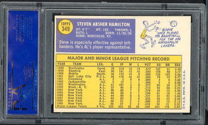 1970 Topps Baseball #349 Steve Hamilton Yankees PSA 8 NM/MT 565341