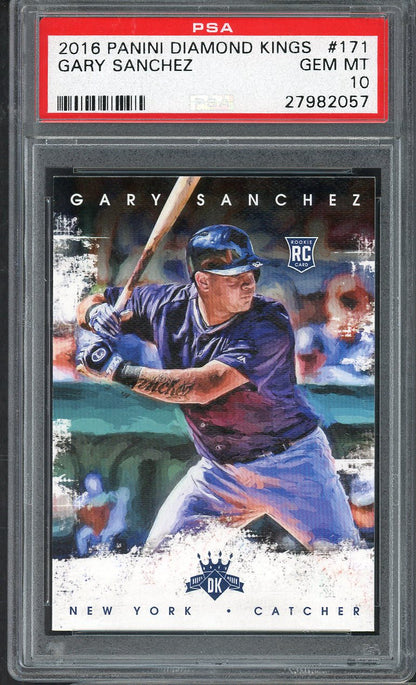 2016 Panini Diamond Kings #171 Gary Sanchez Yankees PSA 10 GEM MINT 565399