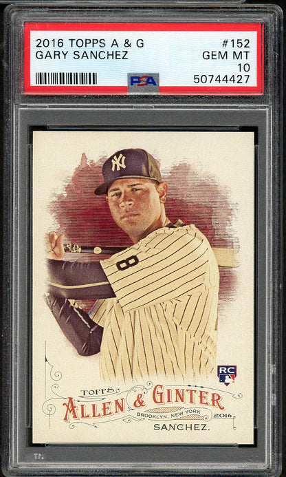2016 Topps Allen & Ginter #152 Gary Sanchez Yankees PSA 10 GEM MINT 565409