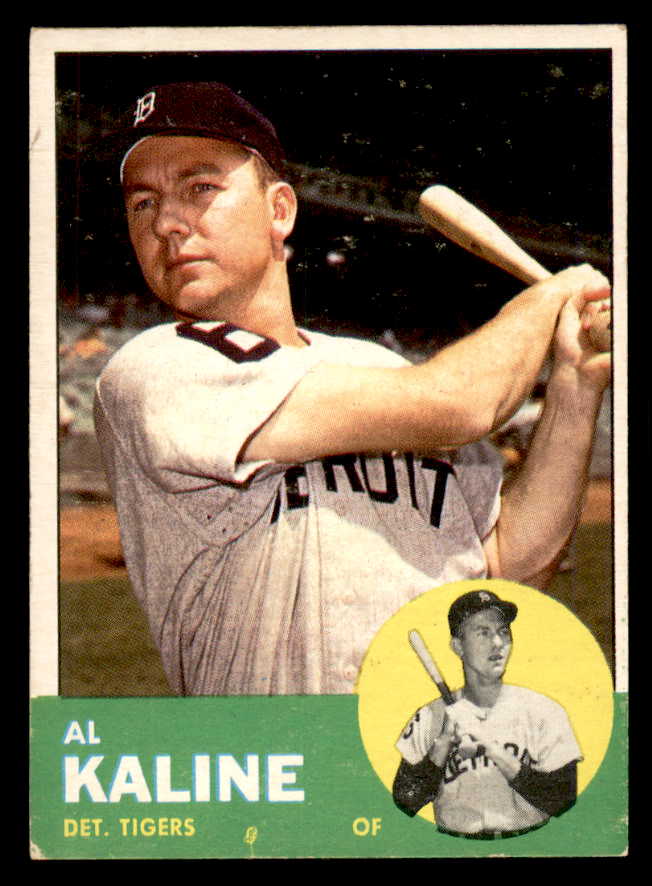 1963 Topps Baseball # 25 Al Kaline Tigers VG-EX 565458