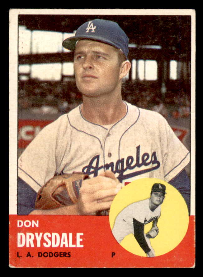 1963 Topps Baseball #360 Don Drysdale Dodgers VG-EX 565459