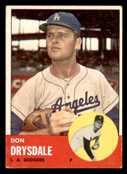 1963 Topps Baseball #360 Don Drysdale Dodgers VG-EX 565459