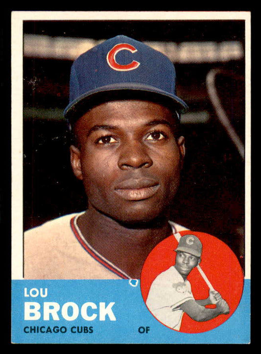 1963 Topps Baseball #472 Lou Brock Cubs EX-MT 565462
