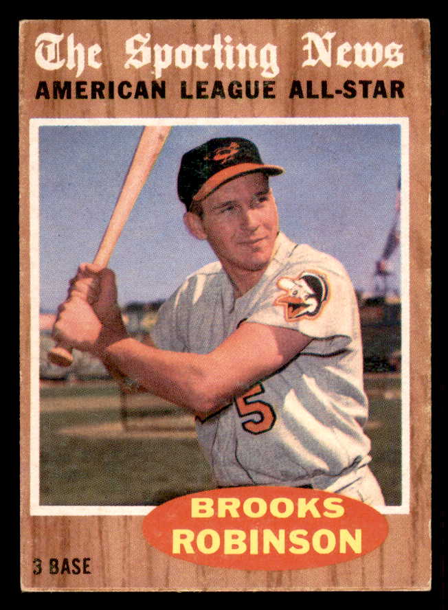 1962 Topps Baseball #468 Brooks Robinson A.S. Orioles VG-EX 565472