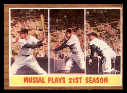 1962 Topps Baseball #317 Stan Musial IA Cardinals EX-MT 565476