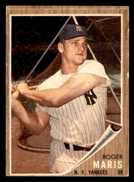 1962 Topps Baseball #  1 Roger Maris Yankees EX+/EX-MT 565483