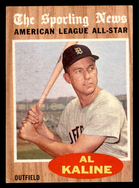 1962 Topps Baseball #470 Al Kaline A.S. Tigers EX+/EX-MT 565486