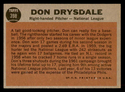 1962 Topps Baseball #310 Whitey Ford Yankees VG-EX 565489