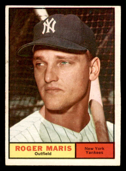 1961 Topps Baseball #  2 Roger Maris Yankees EX 565497