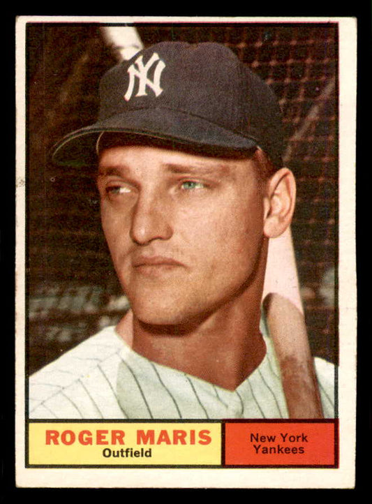 1961 Topps Baseball #  2 Roger Maris Yankees EX 565497