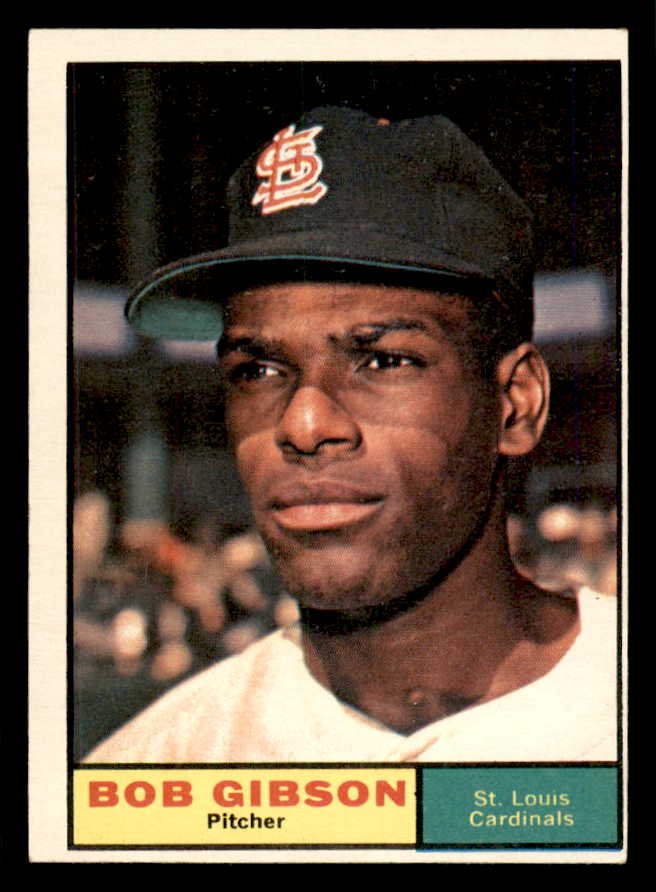 1961 Topps Baseball #211 Bob Gibson Cardinals EX 565498