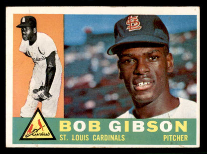 1960 Topps Baseball # 73 Bob Gibson Cardinals EX 565503