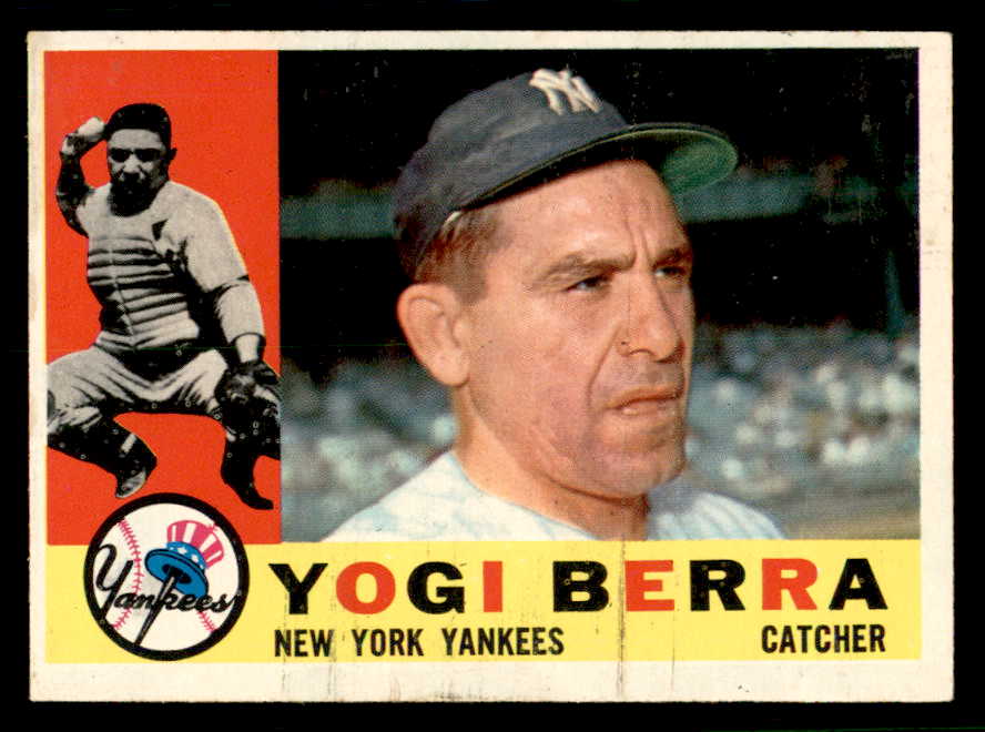 1960 Topps Baseball #480 Yogi Berra Yankees EX+/EX-MT 565504
