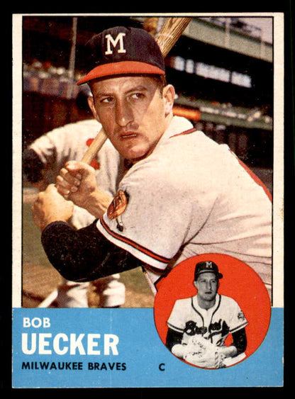 1963 Topps Baseball #126 Bob Uecker Braves EX-MT 565508