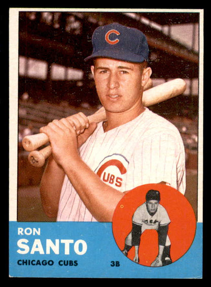 1963 Topps Baseball #252 Ron Santo Cubs EX-MT 565512