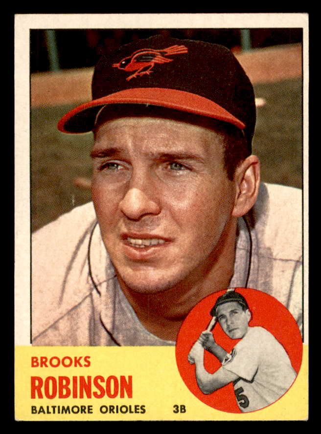 1963 Topps Baseball #345 Brooks Robinson Orioles EX-MT 565514