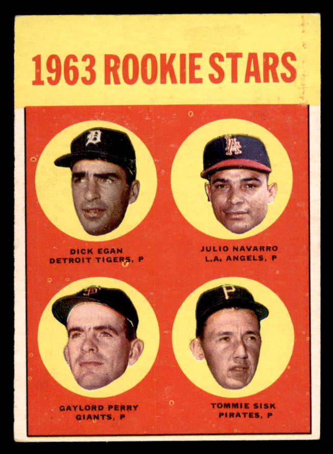 1963 Topps Baseball #169 Gaylord Perry Giants EX+/EX-MT 565515