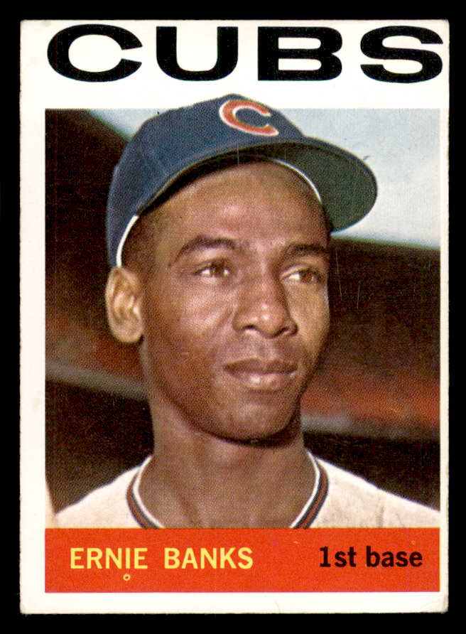 1964 Topps Baseball # 55 Ernie Banks Cubs VG-EX 565517