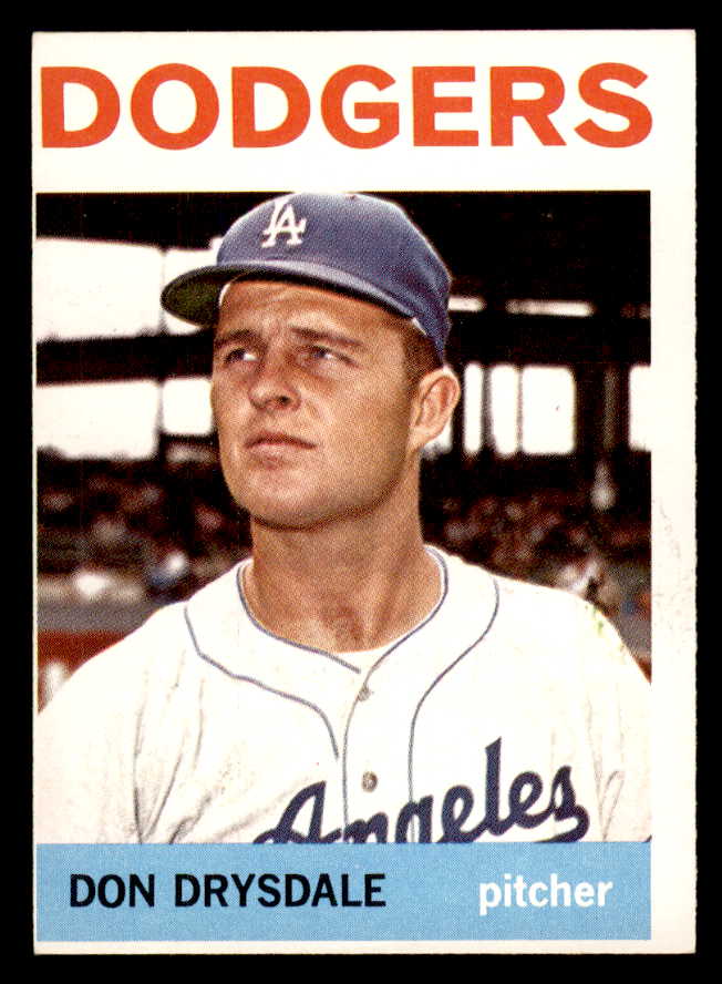 1964 Topps Baseball #120 Don Drysdale Dodgers VG-EX 565525