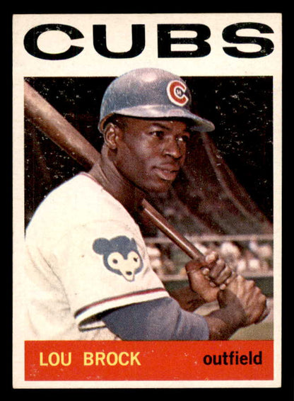 1964 Topps Baseball # 29 Lou Brock Cubs NR-MT 565528