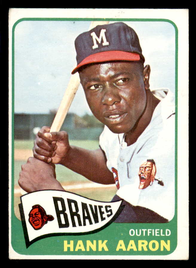 1965 Topps Baseball #170 Hank Aaron Braves EX 565532