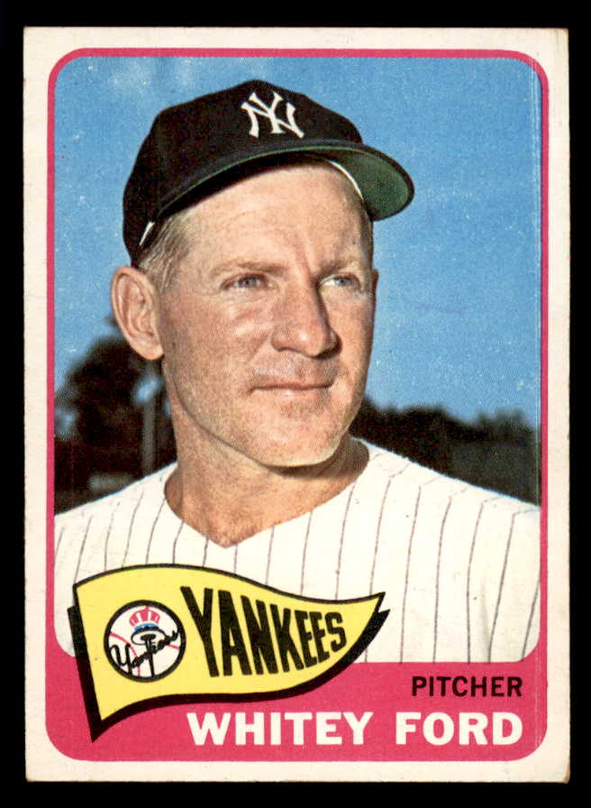 1965 Topps Baseball #330 Whitey Ford Yankees EX 565539