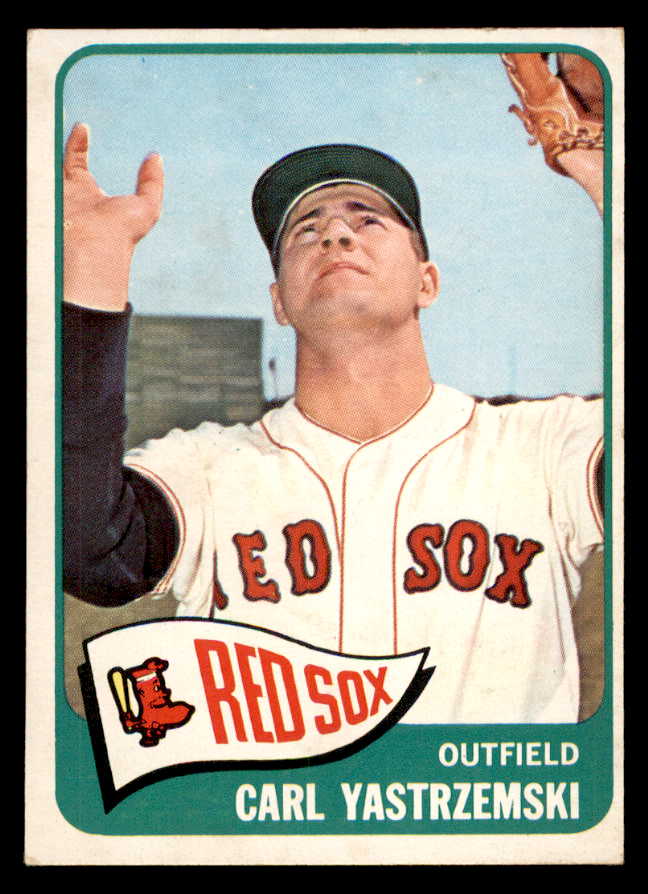 1965 Topps Baseball #385 Carl Yastrzemski Red Sox EX+/EX-MT 565540