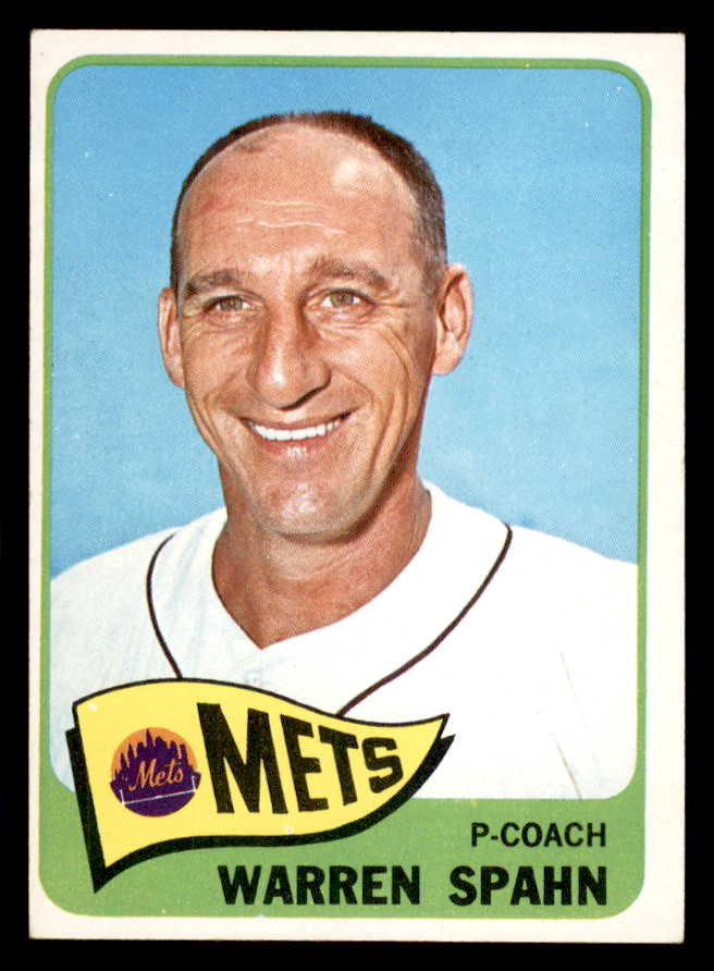 1965 Topps Baseball #205 Warren Spahn Mets NR-MT 565541
