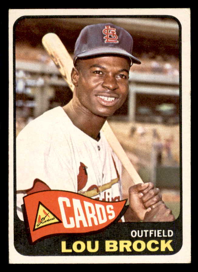 1965 Topps Baseball #540 Lou Brock Cardinals NR-MT 565554
