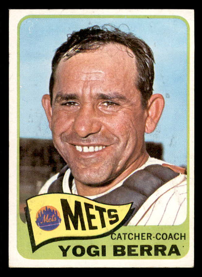 1965 Topps Baseball #470 Yogi Berra Mets NR-MT 565555