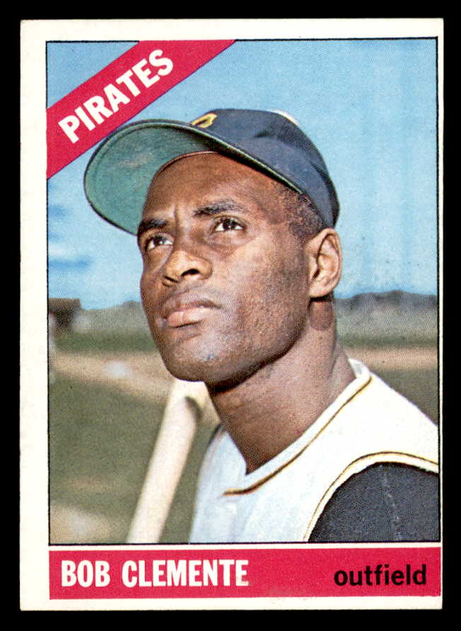 1966 Topps Baseball #300 Roberto Clemente Pirates EX+/EX-MT 565556