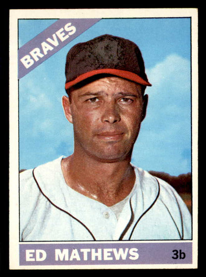 1966 Topps Baseball #200 Eddie Mathews Braves NR-MT 565559