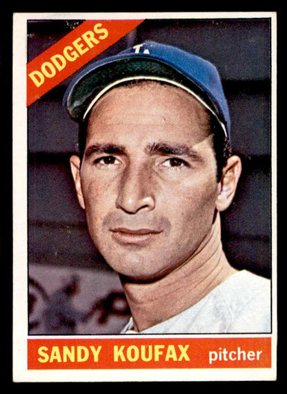 1966 Topps Baseball #100 Sandy Koufax Dodgers EX-MT 565561