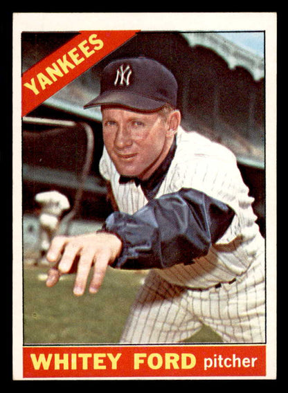 1966 Topps Baseball #160 Whitey Ford Yankees EX-MT 565566