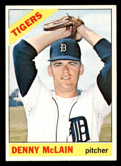 1966 Topps Baseball #540 Denny McLain Tigers NR-MT 565569