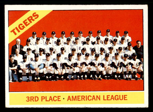 1966 Topps Baseball #583 Detroit Tigers Team EX-MT 565571