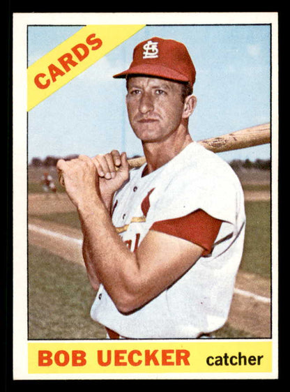 1966 Topps Baseball # 91 Bob Uecker Cardinals NR-MT Trade 565573