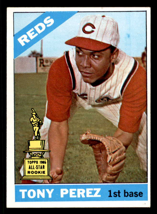 1966 Topps Baseball # 72 Tony Perez Reds EX-MT 565581