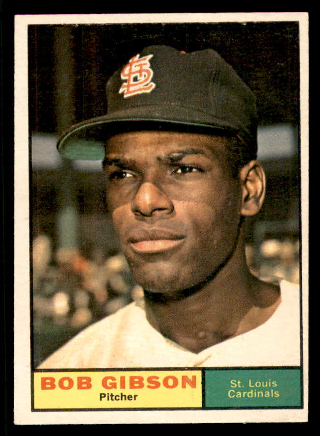 1961 Topps Baseball #211 Bob Gibson Cardinals EX-MT 565582